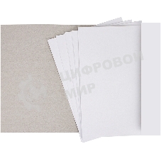 Картон белый Silwerhof мелованный 20л. A4 Create 240г/м2 обл.мел.картон ПЭТ 200x280мм