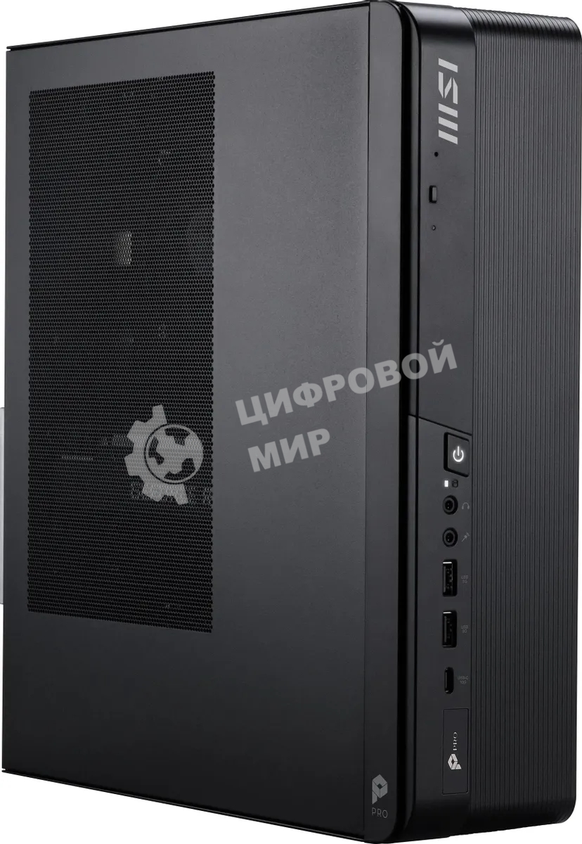 Мини ПК MSI Pro DP80 A14G-007BRU i5 14400 (2.5) Graphics CR без ОС 2xGbitEth WiFi BT 120W черный (936-B20821-013)