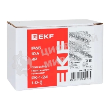 Переключатель кулачковый EKF ПК-1-24 (pk-1-24-10) 4П 10А 
