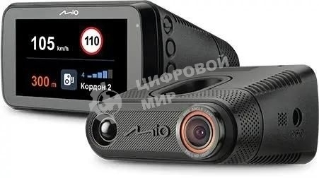 Видеорегистратор с радар-детектором Mio MiVue i85, 1920x1080, 2.7