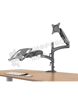 Кронштейн для монитора/ноутбука Cactus CS-VM-LH08-BK черный 13