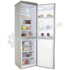 Холодильник DON R-297 NG нерж сталь двухкамерный 225/140л морозилка снизу