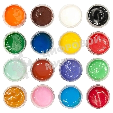 Гуашь Silwerhof Монстрики, 16 цветов, баночка, 20 мл, картонная коробка