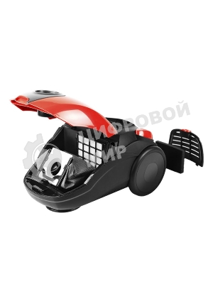 Пылесос Centek CT-2511 красный/черный, 400/2000 Вт, уборка сухая, пылесборник мешок, 2 л