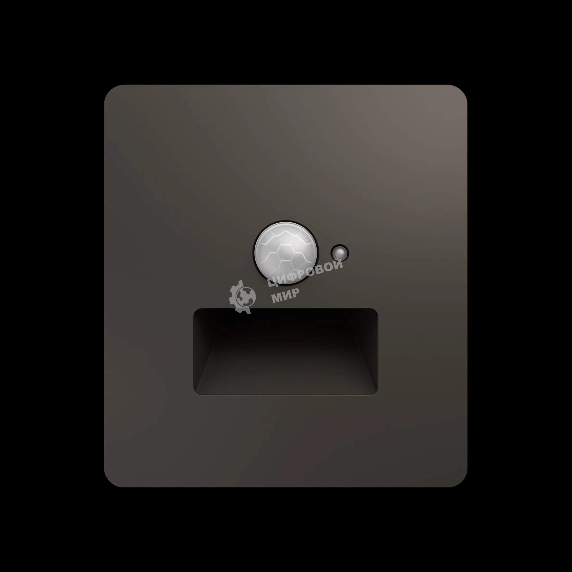 Подсветка настенная Kranz ROUND для ног с/у титан