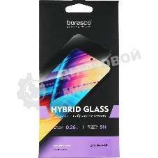 Защитное стекло для экрана BoraSCO Hybrid Glass для ZTE Blade L9 антиблик, 60 х 130 мм, 2.5D, прозрачный