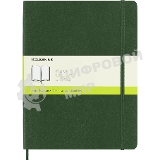 Блокнот Moleskine CLASSIC SOFT QP623K15 XLarge 190х250мм, 192 страниц, нелинованный, мягкая обложка, зеленый