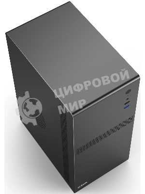 Компьютерный корпус CBR mATX Minitower V203, без БП, 1хUSB 3.0, 1хUSB 2.0, HD Audio+Mic, черный PCC-MATX-V203-WPSU