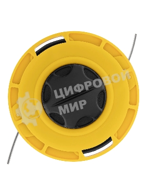 Катушка для триммера Denzel полуавтомат. легкая заправка гайка М10 М10 М8, лев.,шаг 1,0 1,25мм