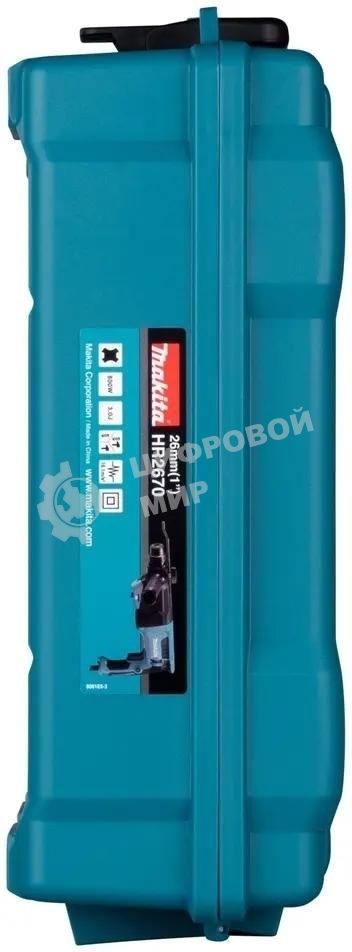 Перфоратор Makita HR2670 патрон:SDS-plus уд.:3Дж 800Вт (кейс в комплекте)