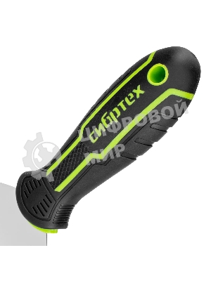 Шпательная лопатка из нержавеющей стали Сибртех 150 мм, двухкомпонентная рукоятка