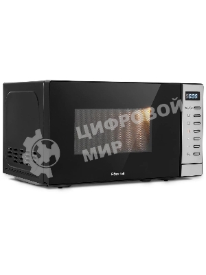 Микроволновая печь Rondell RDE-MW203 черный/серебристый, 20 л, 700 Вт, переключатели - кнопки