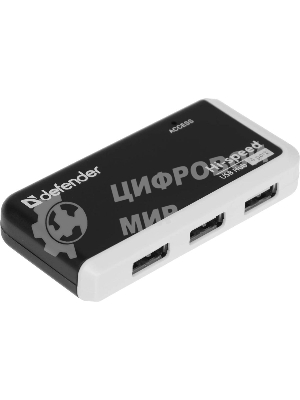 USB-разветвитель Defender QUADRO INFIX, USB 2.0 - 4 порта, USB
