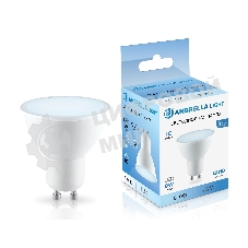 Лампа светодиодная Ambrella light 180906 LED MR16 9W IC GU10 6400K 175-265V