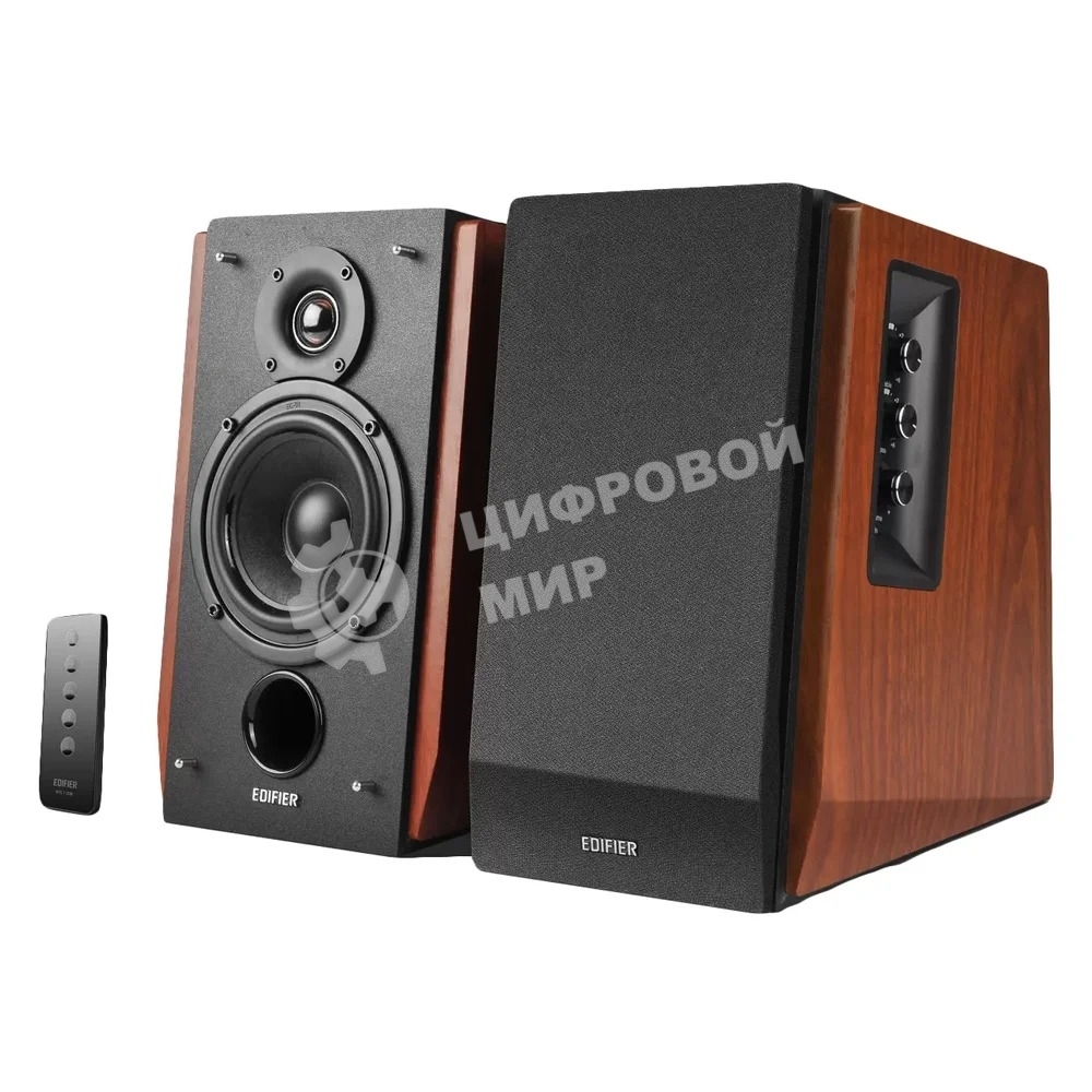 Колонки Edifier R1700 ВТ 2.0 Активные, 2 x 33W RMS, 85 дБА, дерево, беспроводной пульт ДУ