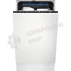 Встраиваемая посудомоечная машина Electrolux EEM43211L, черный, 44.6 см, 10 компл., 44 дБ, класс A