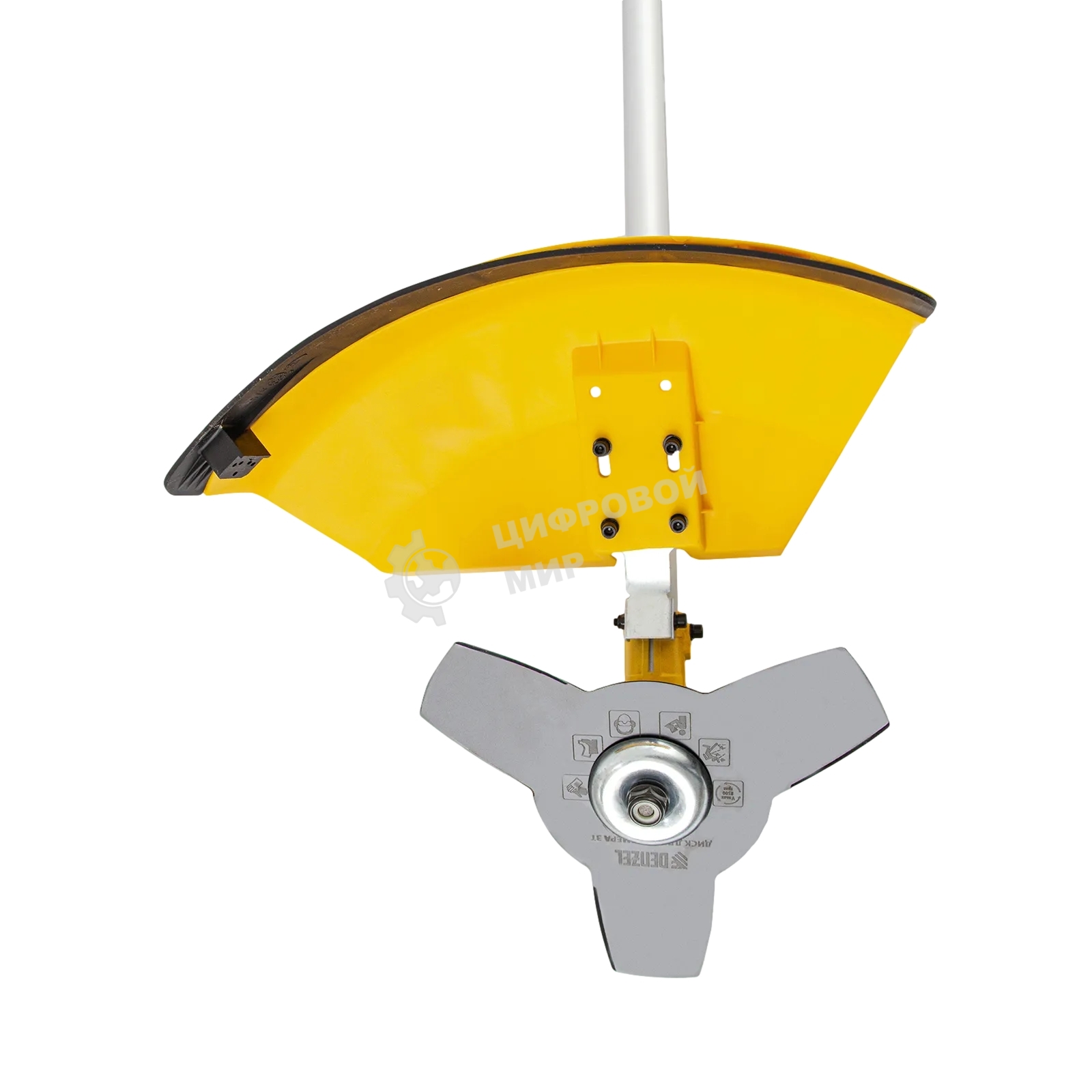 Триммер бензиновый Denzel DGT-430, 43см3, 2,5 л.с., неразъемная штанга, состоит из 2 частей