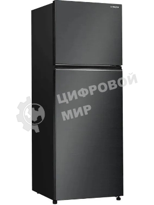 Холодильник Hitachi HRTN6443SBBKCS черный двухкамерный 315/94л морозилка сверху