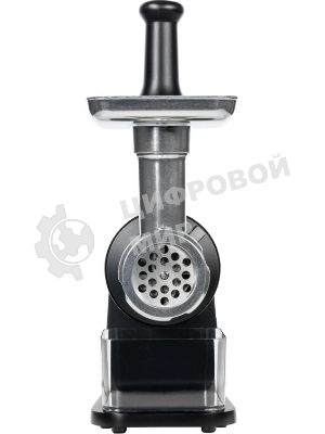 Мясорубка электрическая Hiberg MG 990 B черный, 2000 Вт, 2.0 кг/мин, реверс, защита от перегрузки, насадки - 6