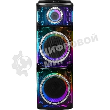 Колонка порт. Ural Молот 216 черный/черный 3000W 1.1 BT/3.5Jack/USB-C 15м 9000mAh (УРАЛ МОЛОТ 216)