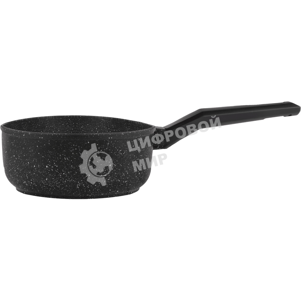 Ковш Maunfeld Galaxite MF18GLX01SP из литого алюминия со стеклянной крышкой, 18 см, 1,6 л