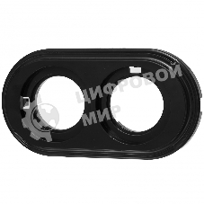 Рамка Bironi BF1-620-23 2-м ретро пластик черный