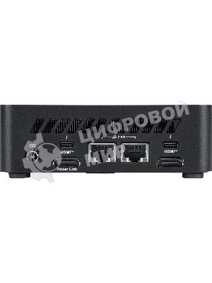 Мини ПК MSI Cubi NUC AI 1UMG-043XRU Core Ultra 5 125H (1.2) 16Gb SSD 512Gb Graphics CR без ОС 2xGbitEth WiFi BT 120W черный (9S6-B20911-043)