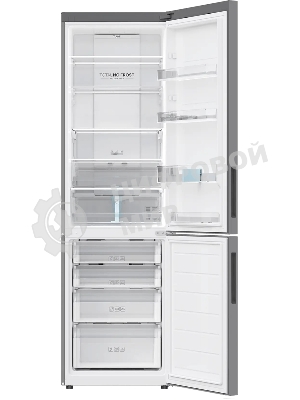 Холодильник Haier C2F620CFU1 серебристый двухкамерный 278/108л морозилка снизу, No Frost