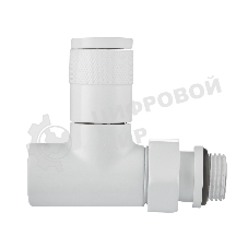 Набор дизайн-вентилей Royal Thermo PIANO, прямой (белый) 1/2