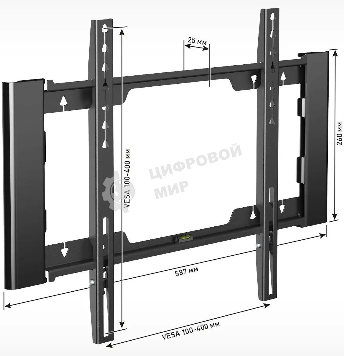Кронштейн для телевизора Holder LCD-F4915-B черный, 26-55