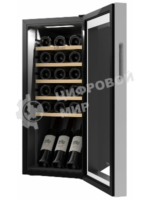 Винный шкаф Libhof GM-18 белый, 53 л, 1 отсек, 18 бут., класс A