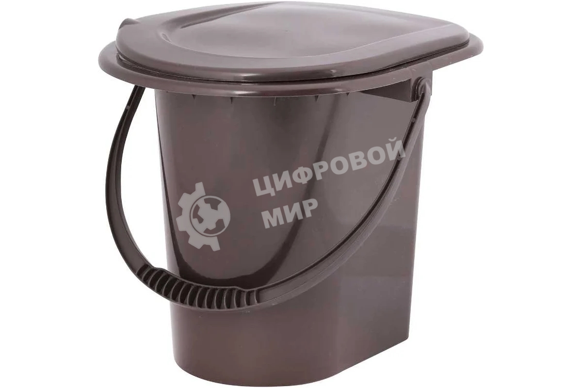 Ведро-туалет 13л М6081 со съемной ручкой Альтерна