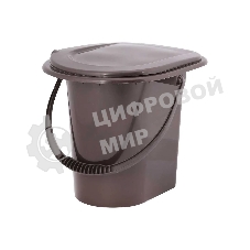 Ведро-туалет 13л М6081 со съемной ручкой Альтерна