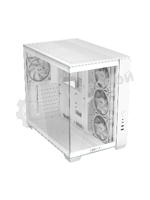 Корпус ASUS A32 Plus, Midi-Tower, белый, 4 x 120 мм