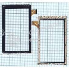 Сенсорное стекло (тачскрин) CLV70137A, черное