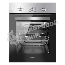 Электрический духовой шкаф Simfer B4EM16016, встраиваемый, нержавеющая сталь
