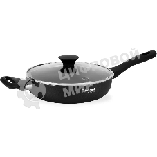 Сотейник Rondell Infinity RDA-574, 24 см, с крышкой, черный