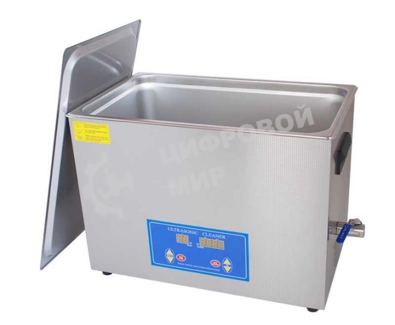 Ультразвуковая ванна BAKU UC 1027HTD (OEM версия BAKU 2000A) серебристая, 30 л, 600 Вт