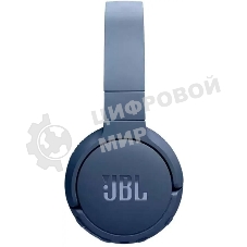 Беспроводные/проводные наушники JBL Tune 670NC синий, накладные, Bluetooth + проводной, активное шумоподавление, складная конструкция, до 70 ч