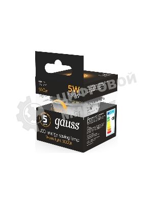 Лампа светодиодная Gauss LED MR16 GU5.3-dim 5W 2700K диммируемая
