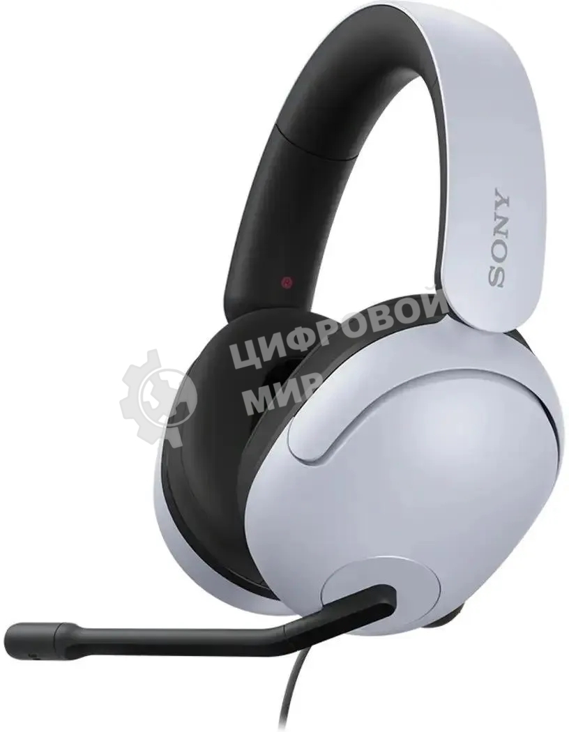 Гарнитура Sony INZONE H3 чёрный/белый, проводная, USB, совместимость с PS5
