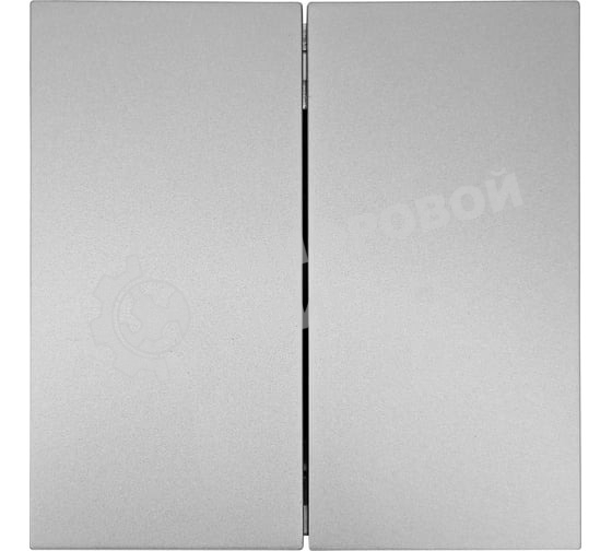 Выключатель 2-кл. СП ZIMA IP20 10А безвинт. зажим серый матовый LEZARD 704-7488-101QC