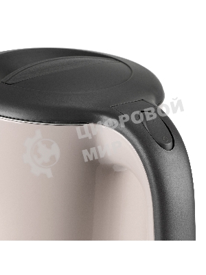 Электрочайник Galaxy GL 0330 бежевый, 1.7 л, 2000 Вт, скрытый нагревательный элемент