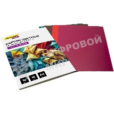 Картон цветной Silwerhof двустор.мелов. 16л. A4 Create 240г/м2 папка