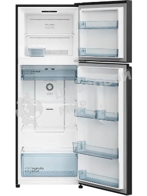 Холодильник Hitachi HRTN6443SBBKCS черный двухкамерный 315/94л морозилка сверху