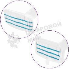 Швабра паровая Kitfort КТ-1052 1300Вт белый