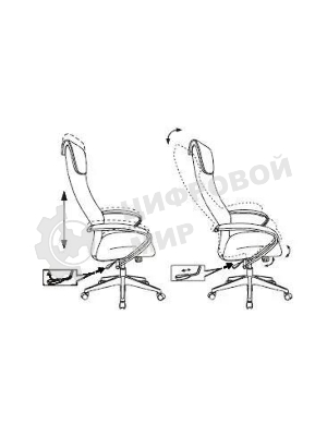 Кресло Бюрократ CH-607BS черный, сетка