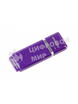 Флешка USB Smartbuy Quartz Violet (SB16 GbQZ-V), 16Gb, USB 2.0, R/W 25/15, фиолетовый