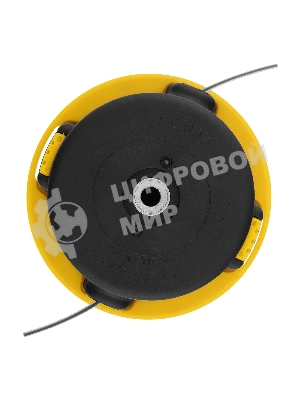 Катушка для триммера Denzel полуавтомат. легкая заправка гайка М10 М10 М8, лев.,шаг 1,0 1,25мм