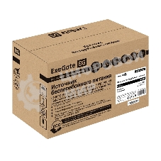 Источник бесперебойного питания ExeGate Power Smart ULB-650.LCD.AVR.4C13 650VA/360W, LCD, AVR, 4*C13, черный